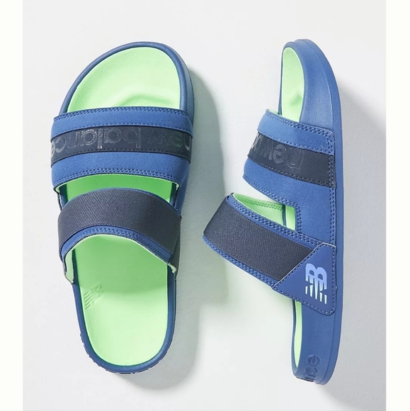 New Balance | Shoes | New Anthropologie Balance Navy 22v2 Slide Sandals  Size 7 | Poshmark